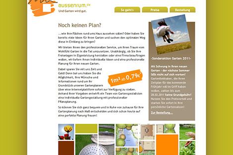 Site de planejamento de jardins online