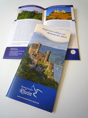 Broschüre "Burgen" für Tourismusverband