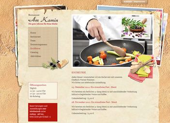 Website für Restaurant