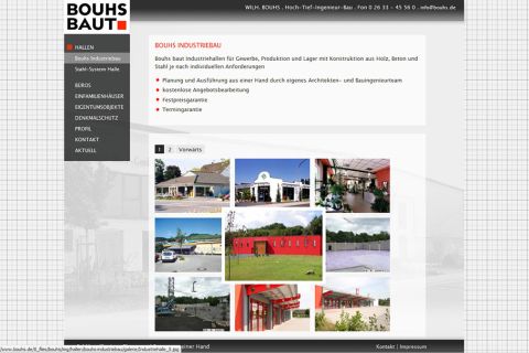 Site para construtora