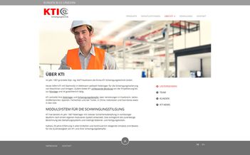 Site para empresas: tecnologia de vibração, multilíngue Site para empresas: tecnologia de vibração, multilíngue