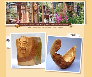 Website für  Künstler-Atelier