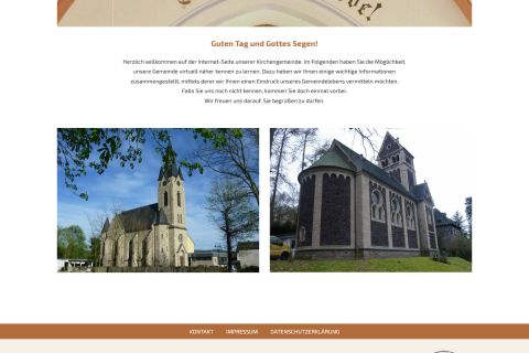 Website para congregação da igreja