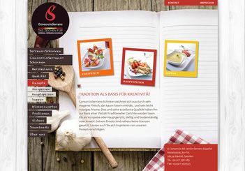 Website für Food-Importeur - Serranoschinken