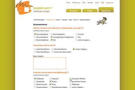 Site de planejamento de jardins online